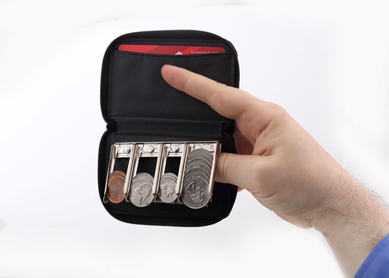 coin sorter purse