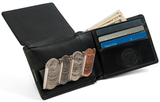 Coin Sorter Bifold Wallet - Coin Sorter Wallet